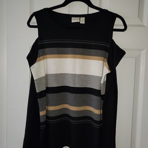 Chico's Zenergy cold shoulder-EUC!